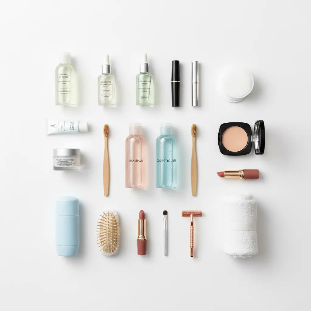 Quelle est la liste idéale pour une trousse de toilette de voyage pour femme ?