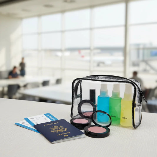 Quelle taille de trousse de toilette pour voyager en avion ?