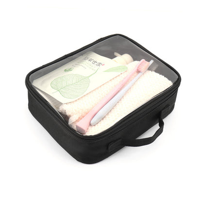 Trousse de toilette transparente - avec poignet