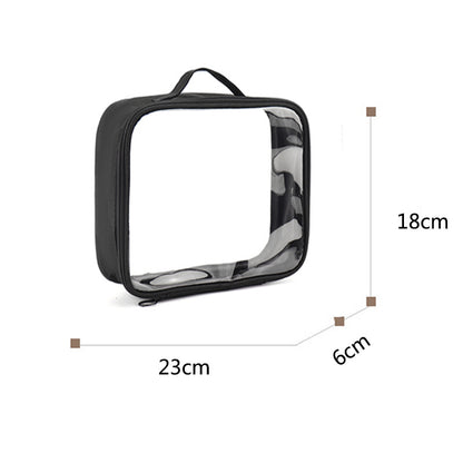 Trousse de toilette transparente - avec poignet