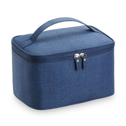 Photo de la trousse de toilette bleu marine 