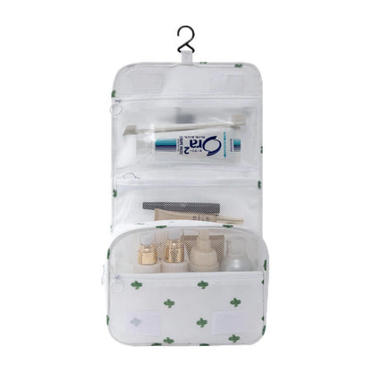Photo de la Trousse de toilette de voyage cactus avec crochet de face