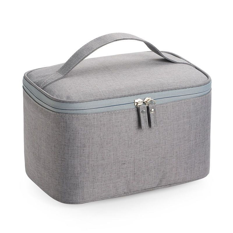 Photo de la trousse de toilette gris