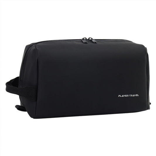 photo de face de la trousse de toilette noir player travel