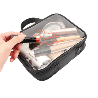 Trousse de toilette transparente - avec poignet